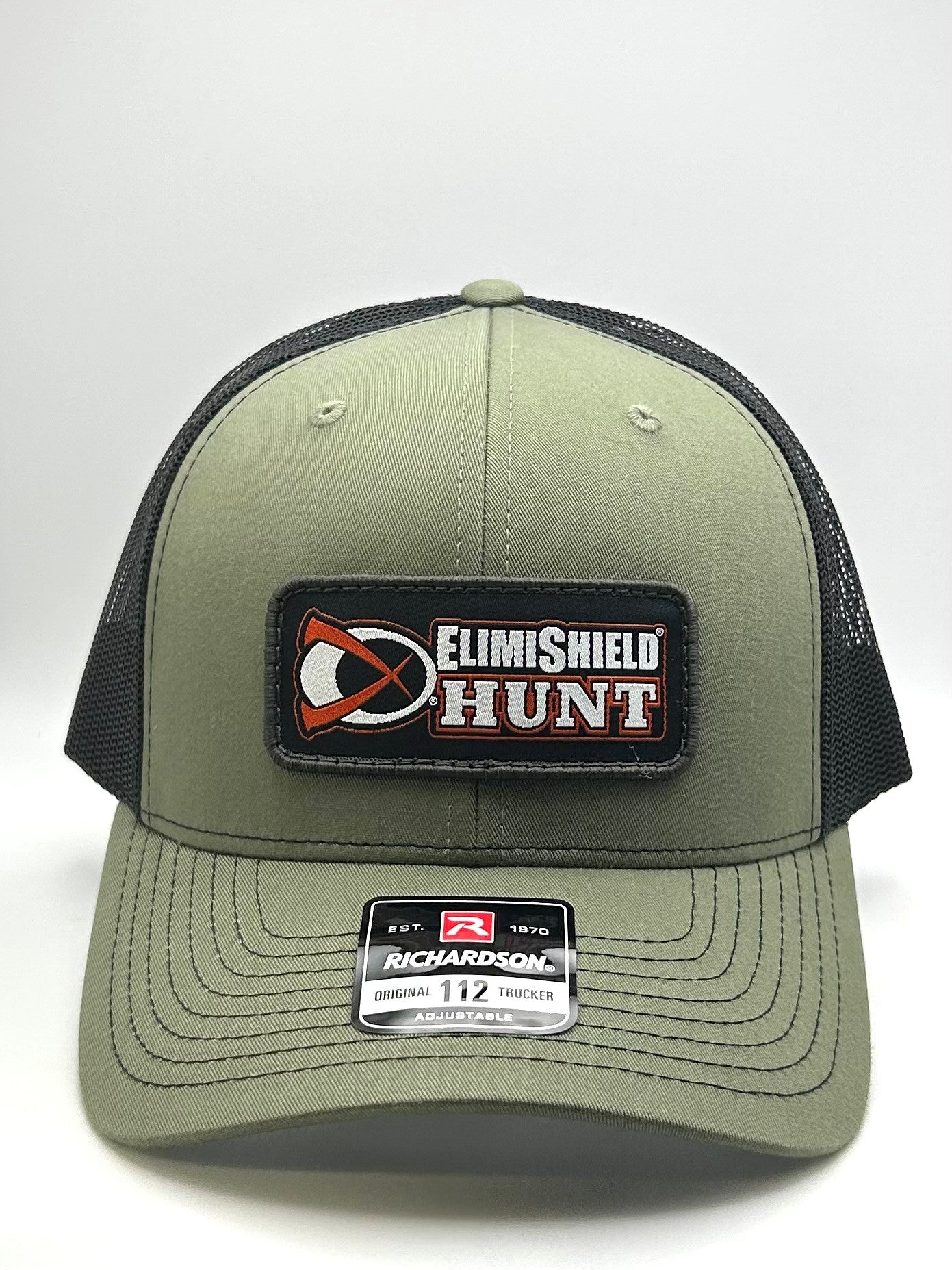 ELIMISHIELD HUNT RICHARDSON 112 PATCH HAT (Trucker Style - Mid Profile)
