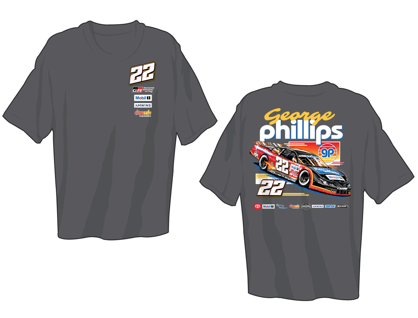22 George Phillips Racing Short Sleeve T-Shirt