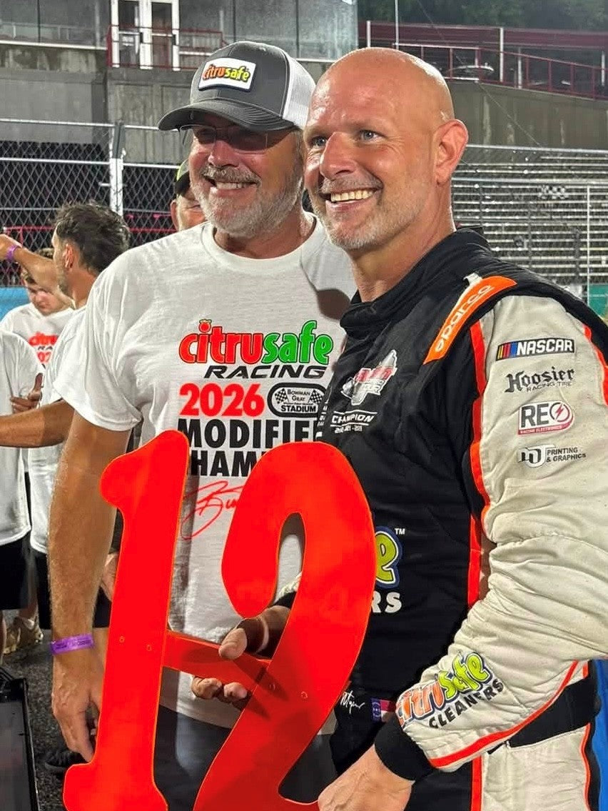 2026 BURT MYERS 12X BG MODIFIED CHAMPION LIMITED EDITION TEE