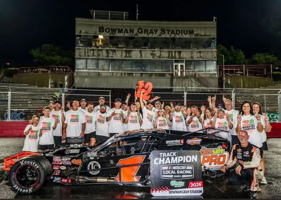 2026 BURT MYERS 12X BG MODIFIED CHAMPION LIMITED EDITION TEE
