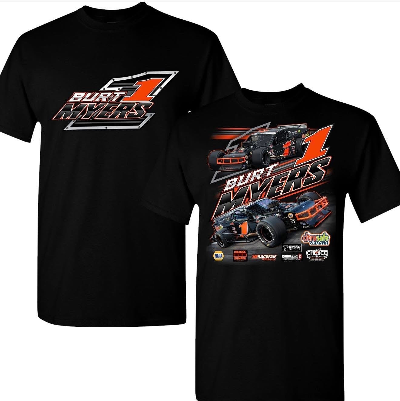 11a 2026 Burt Myers SMART Tour Black Tee