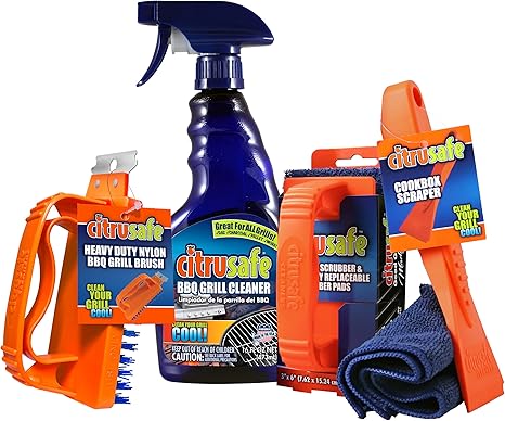 CITRUSAFE CLEANERS COMPLETE GRILL CARE KIT