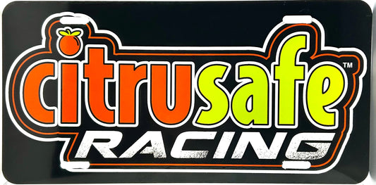 CITRUSAFE RACING LICENSE PLATE