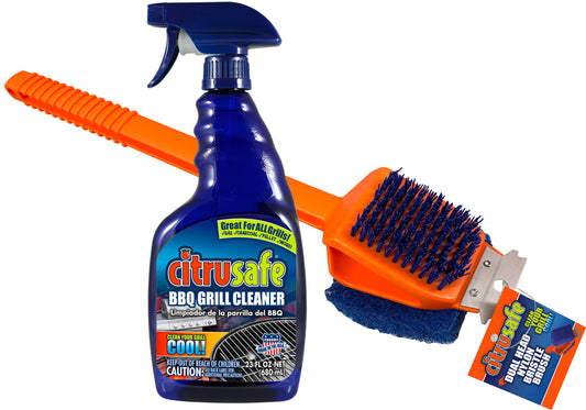 CITRUSAFE CLEANER + LONG HANDLE BRUSH COMBO