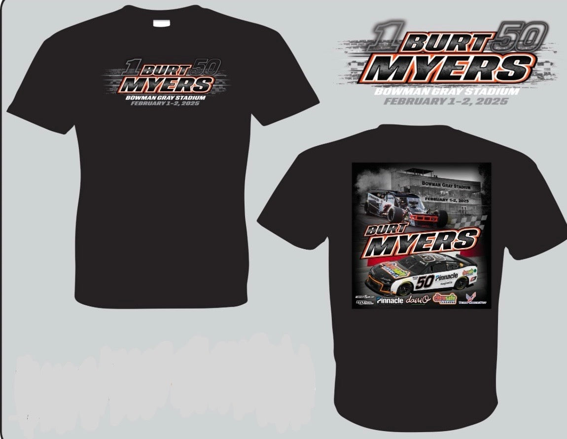 2025 BURT MYERS NASCAR CUP CLASH LIMITED EDITION T-SHIRT