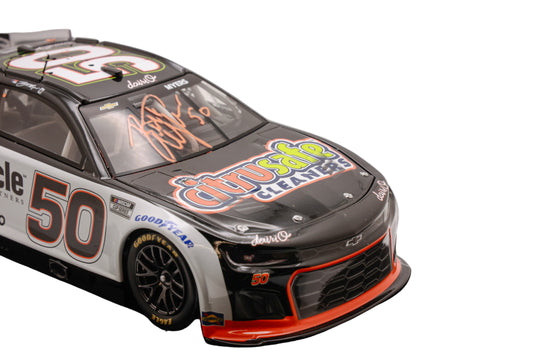 2025 BURT MYERS AUTOGRAPHED CITRUSAFE CLEANERS 1:24 ELITE LIONEL RACING DIECAST