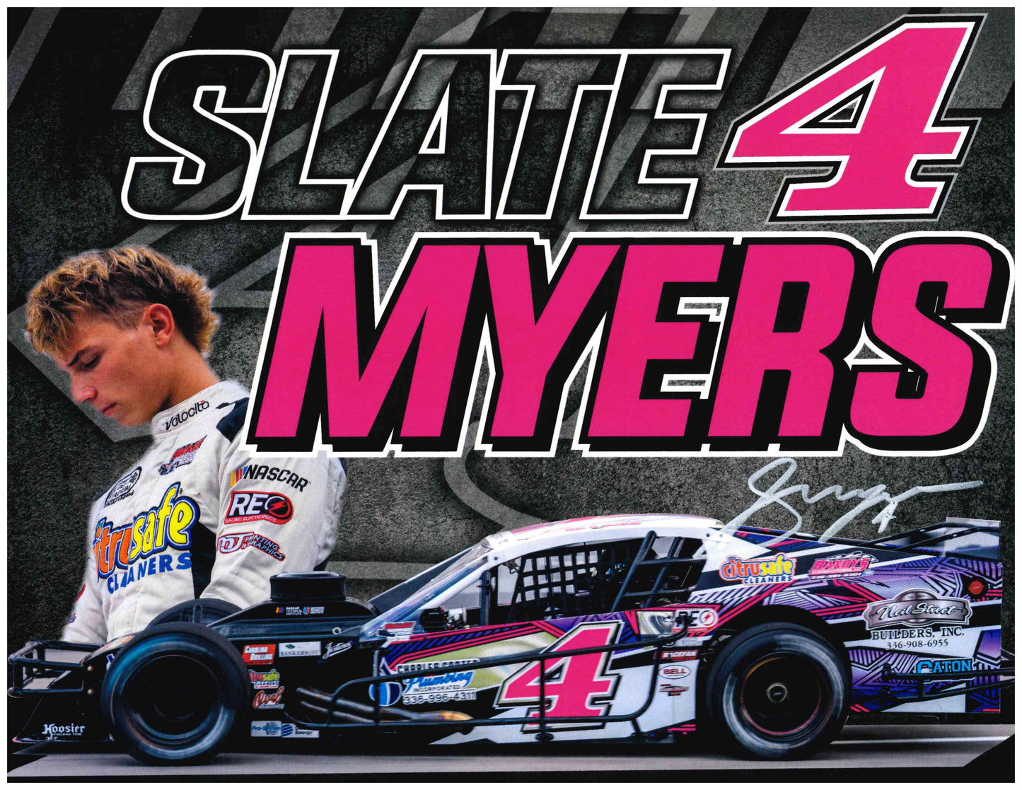 Slate Myers SMART #4 Car Hero Card